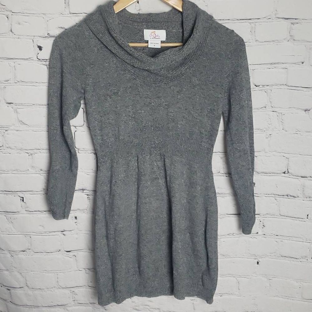 Oh Baby by Motherhood Gray Turtle Neck Sweater‎
